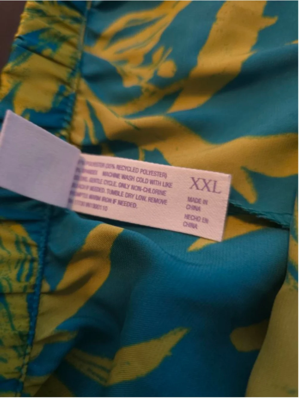Womens Plus Size NWOT Coquette Regency Satin Teal Yellow Floral PJ Shorts XXL